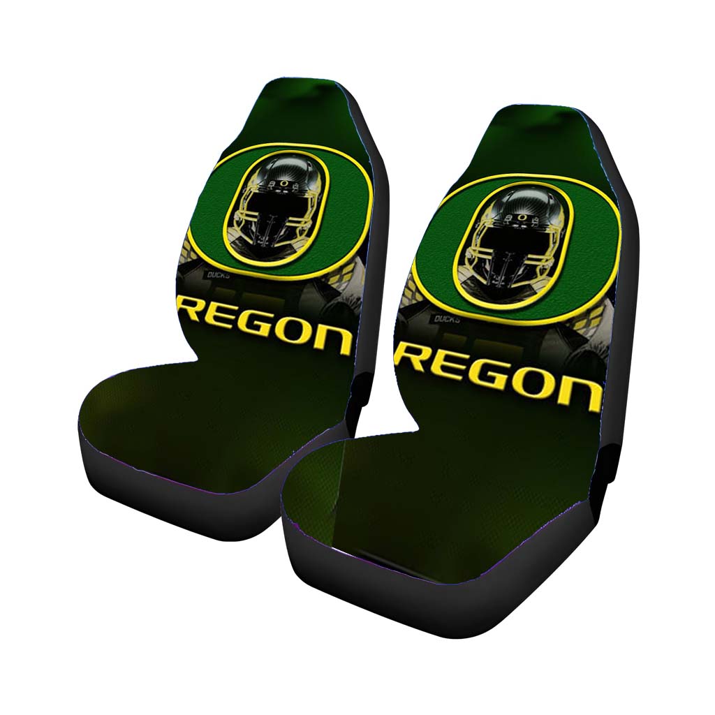 oregon ducks green Car Seat Covers