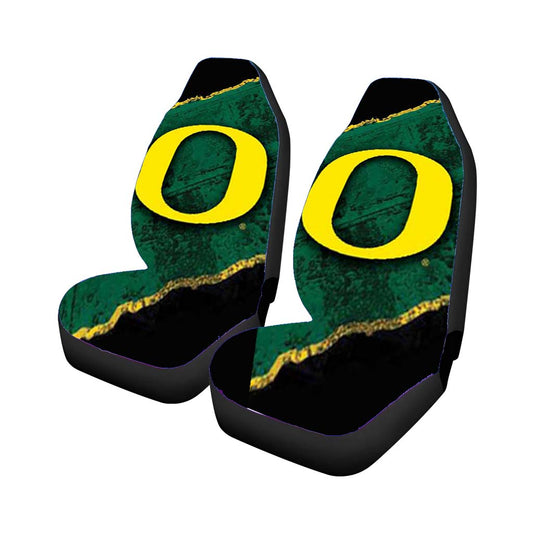 Oregon Ducks Green Strip Car Seat Covers
