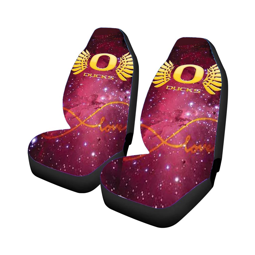 oregon ducks logo space Car Seat Covers