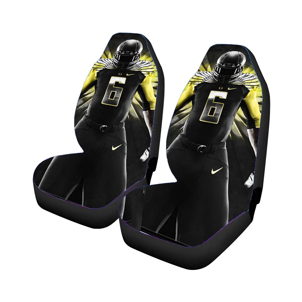 oregon ducks player Car Seat Covers