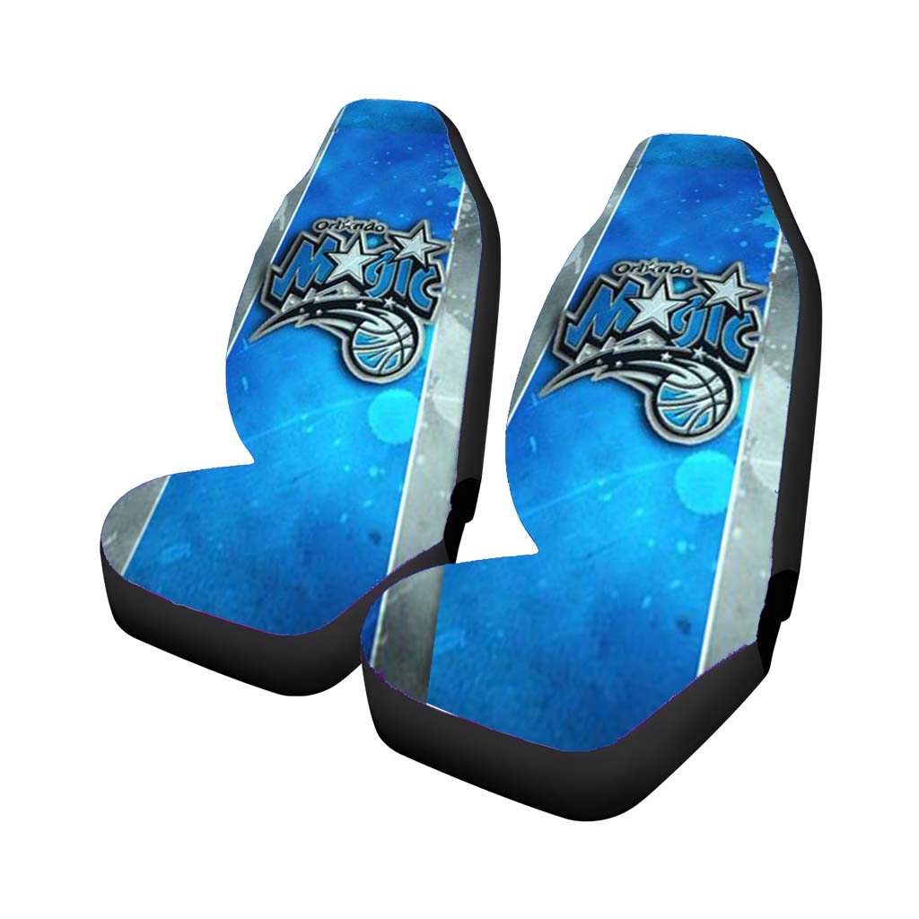 orlando magic basketball splatter Car Seat Covers