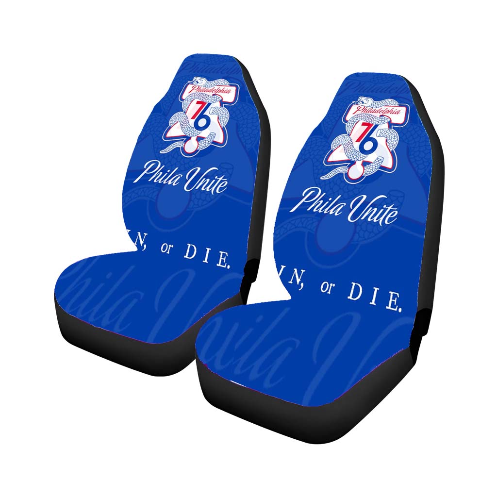 philadelphia 76ers snake logo phila unite Car Seat Covers