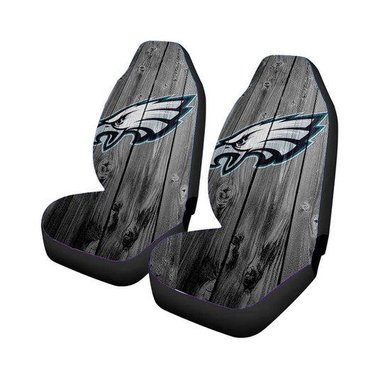 Philadelphia Eagle Logo Wood Texture Wallpapers Car Seat Covers