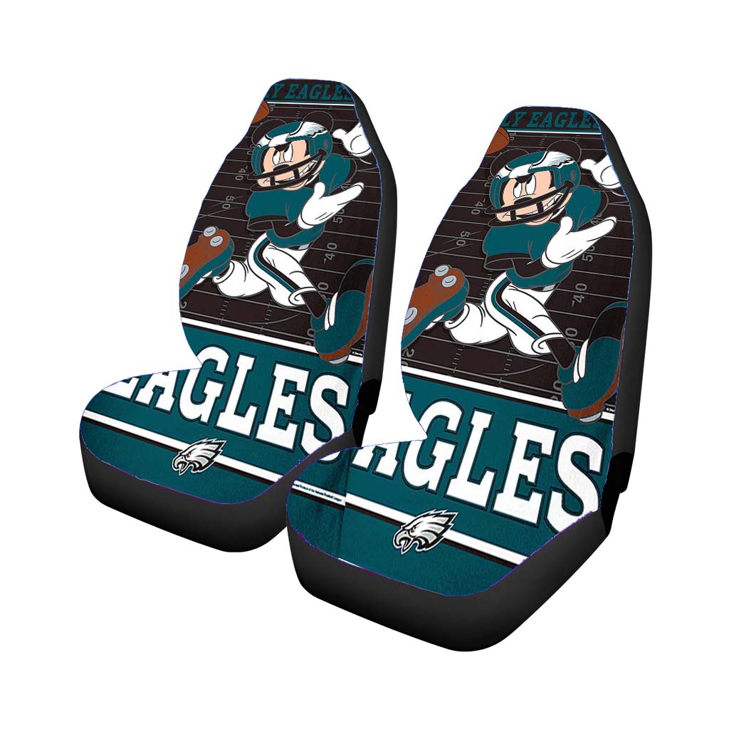 philadelphia eagles disney mickey mouse Car Seat Covers