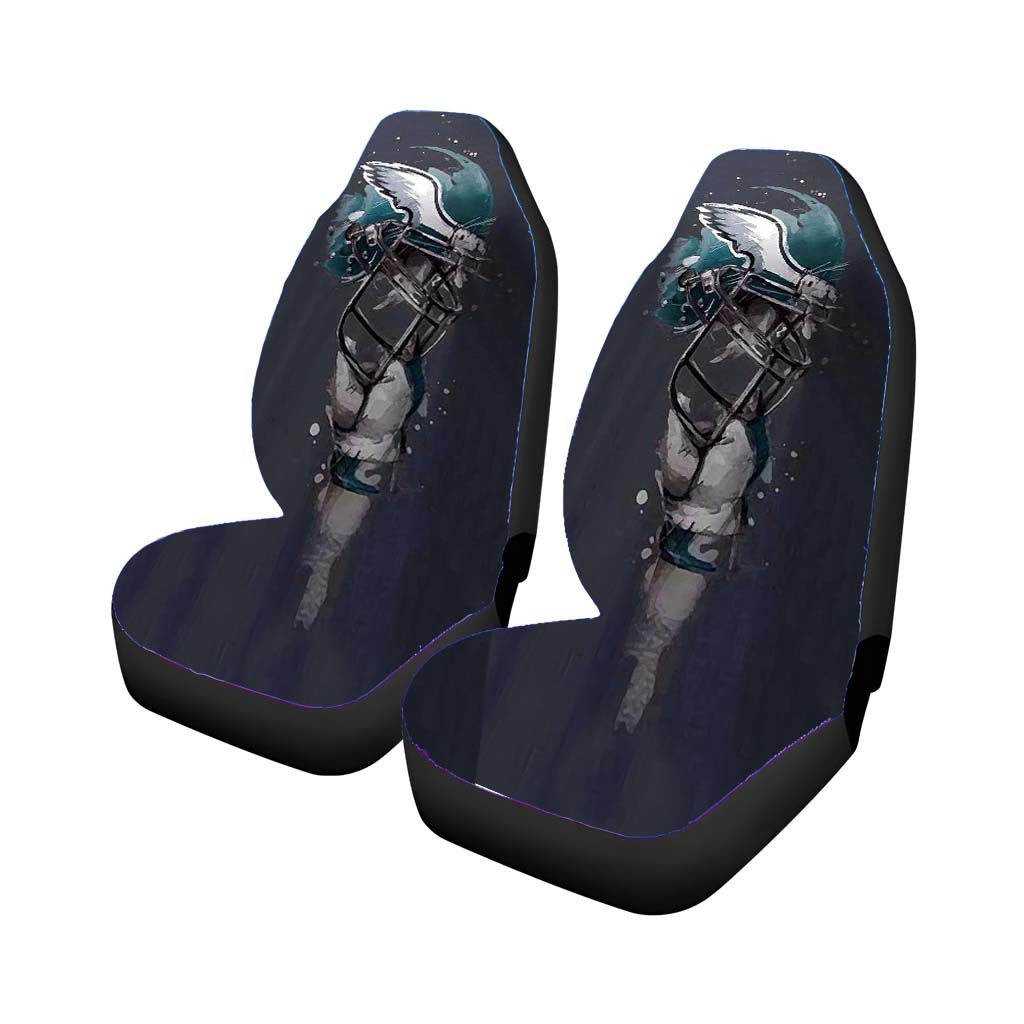 philadelphia eagles helmets Car Seat Covers