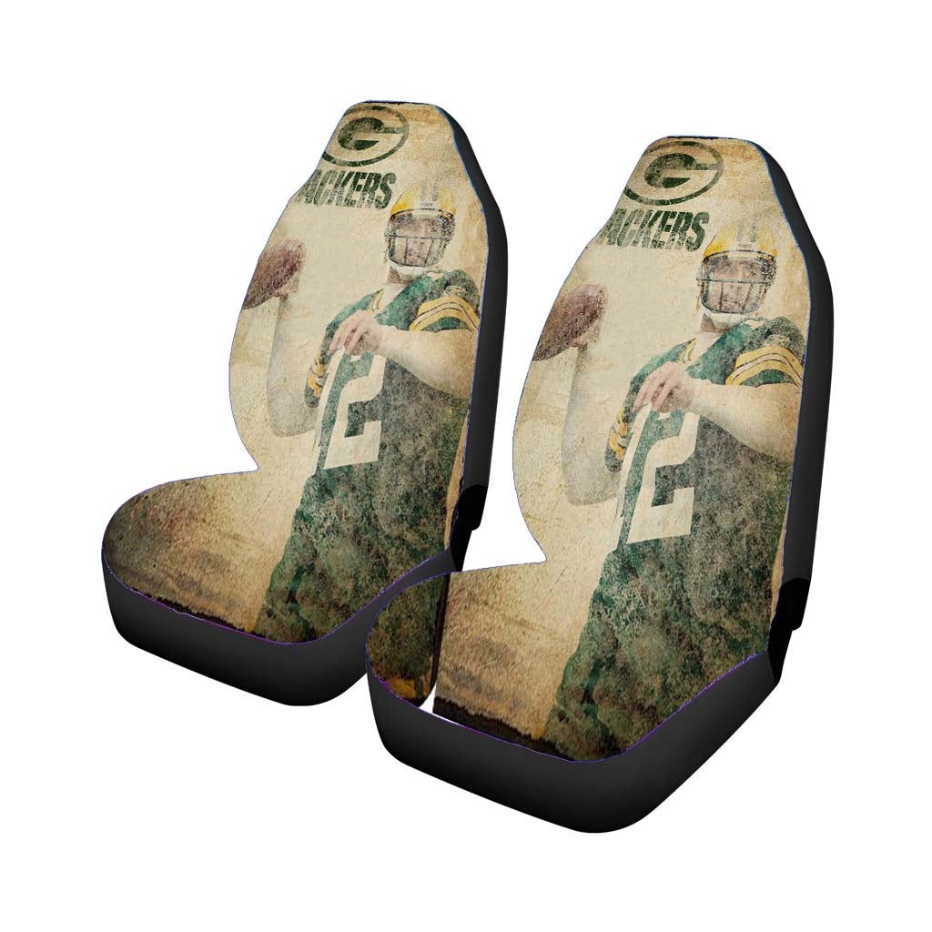 placa decorativa nfl packers parede Car Seat Covers