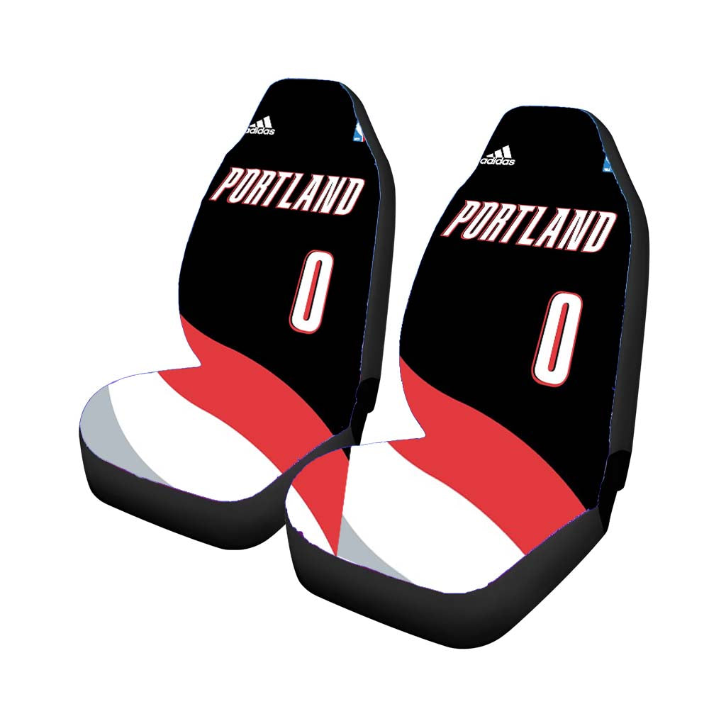 portland nba number zero jers Car Seat Covers
