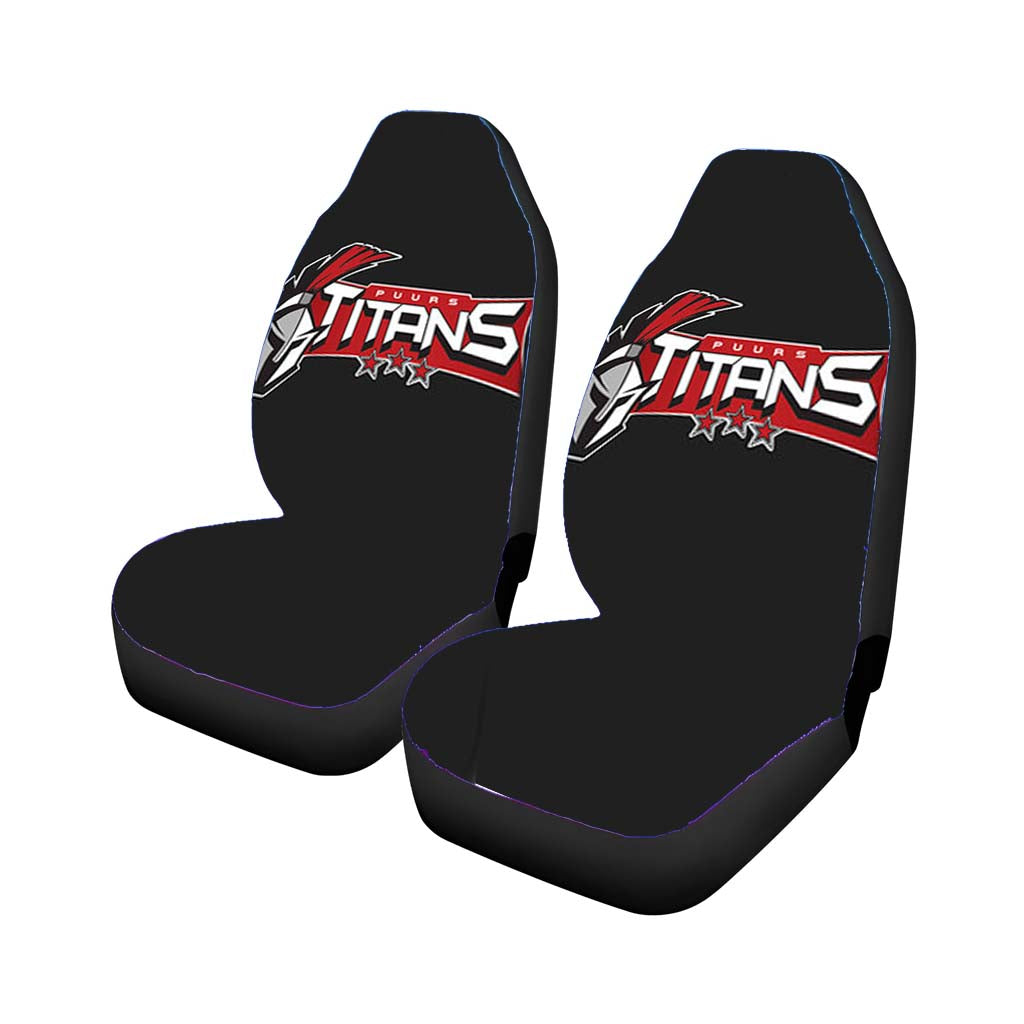 puurs titans logo grey Car Seat Covers