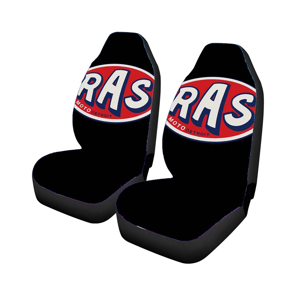 ras moto detroit Car Seat Covers