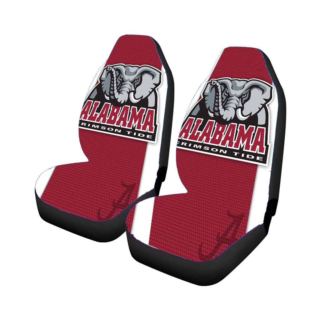 red white alabama crimson ti Car Seat Covers