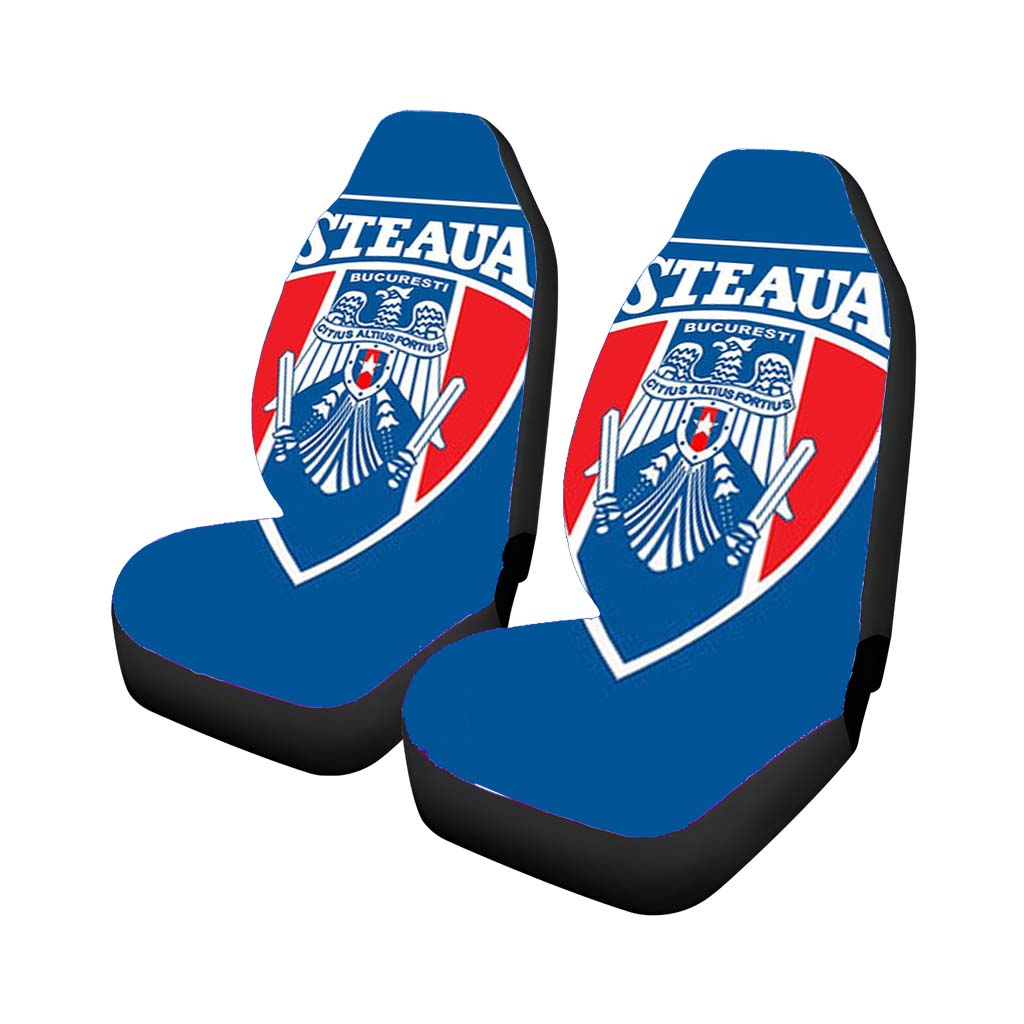 rugby steaua logo blue Car Seat Covers