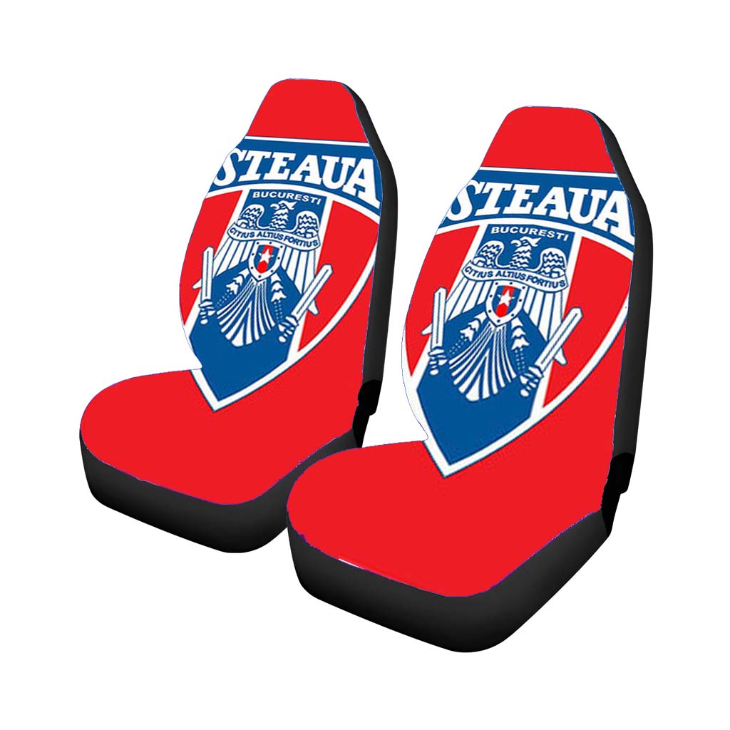 rugby steaua logo red Car Seat Covers