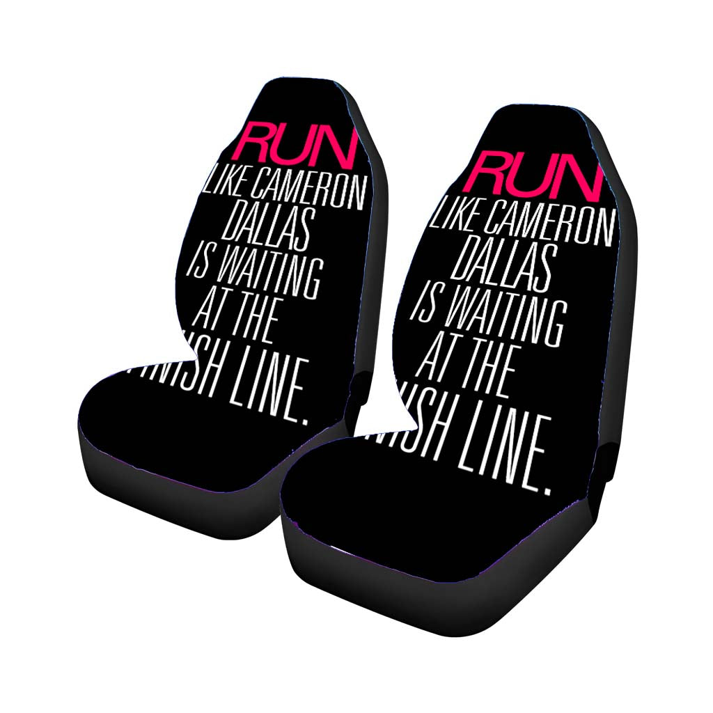 run like cameron dallas Car Seat Covers