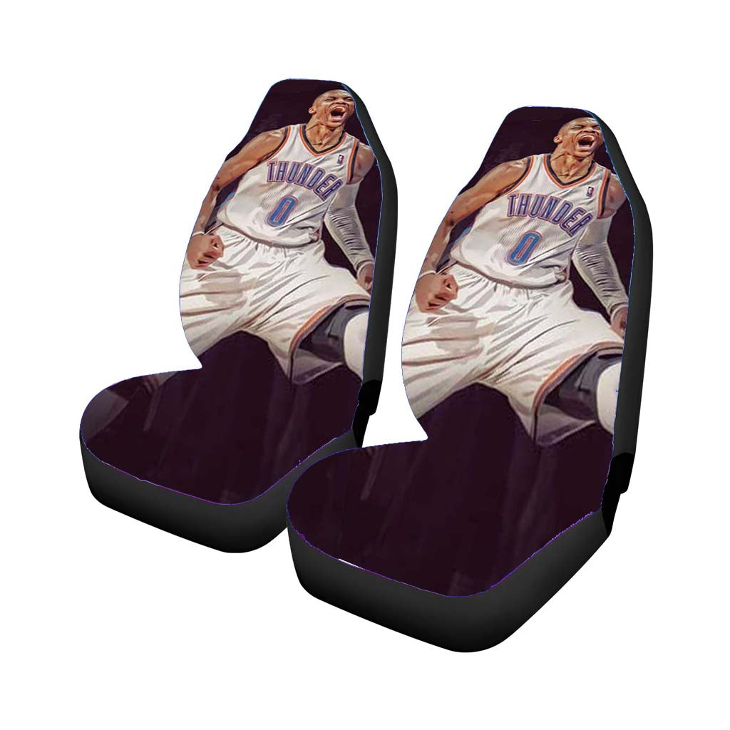 russell westbrook scream Car Seat Covers