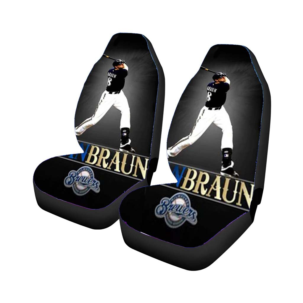 ryan braun milwaukee brwers Car Seat Covers