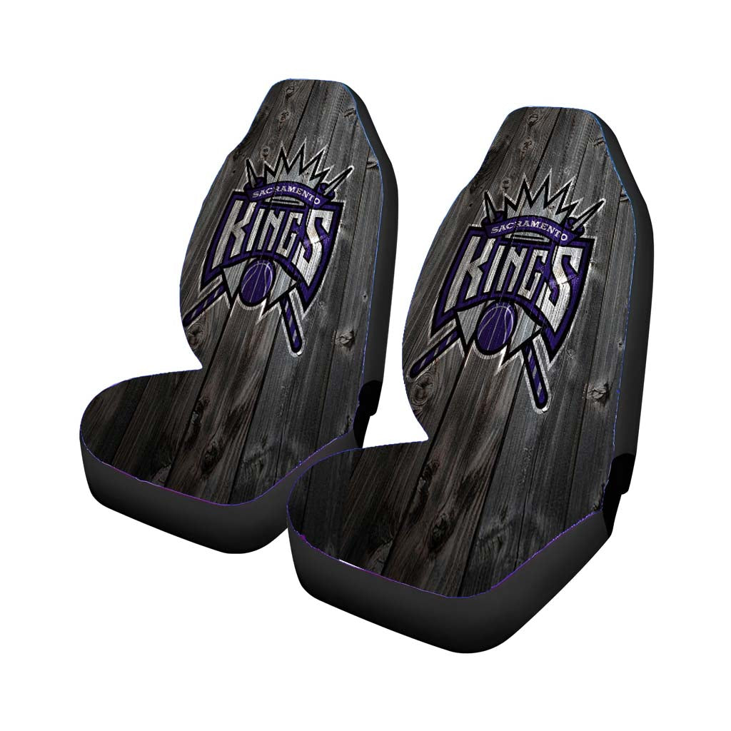 sacramento kings nba wood wallpaper Car Seat Covers