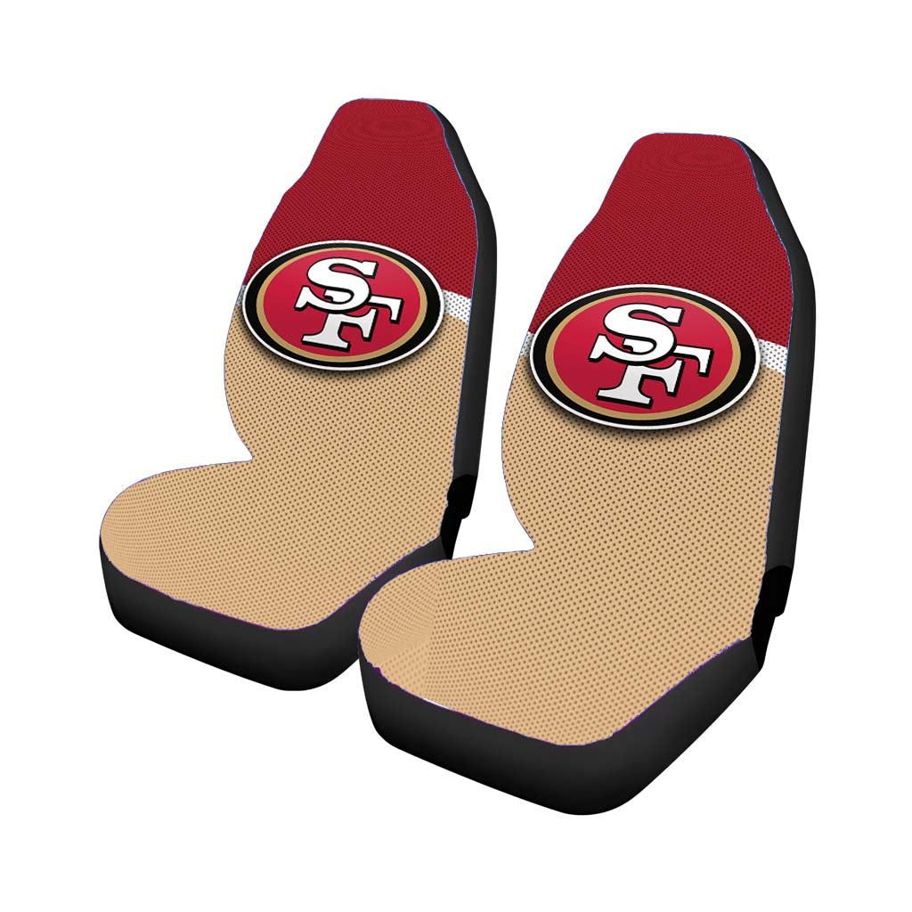 san francisco 49ers logo jersey Car Seat Covers