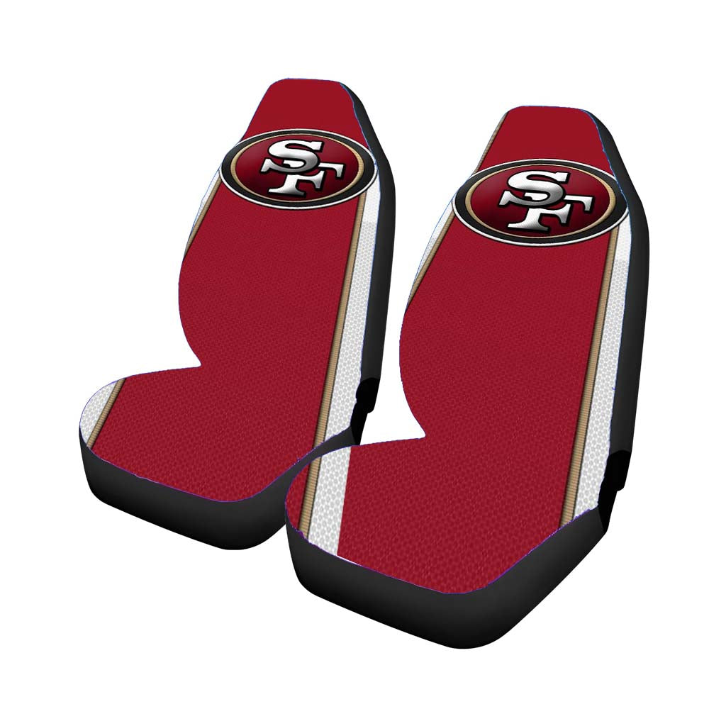 san francisco 49ers sf logo Car Seat Covers