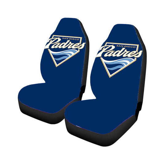 Sandiego Padres Baseball Logo Blue Car Seat Covers