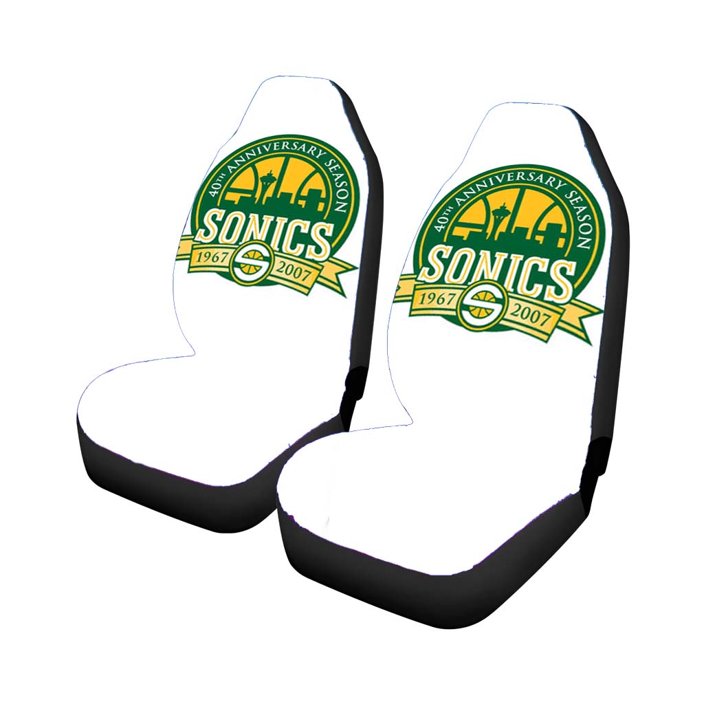 seattle sonics 40th Car Seat Covers