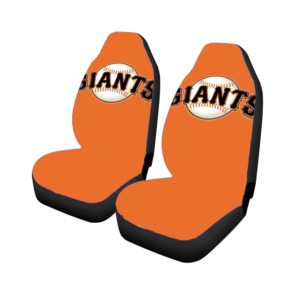 sf giants logo on orange Car Seat Covers
