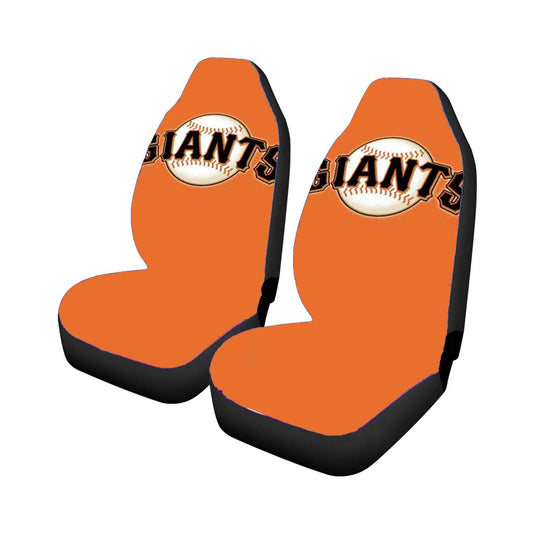 Sf Giants Logo On Orange Car Seat Covers