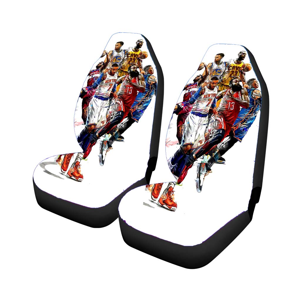six legendary nba players art Car Seat Covers