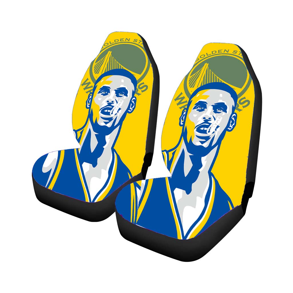 stephen curry passion illusration Car Seat Covers