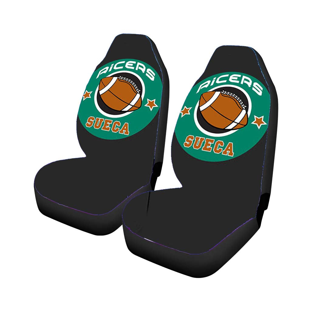 sueca ricers logo dark grey Car Seat Covers