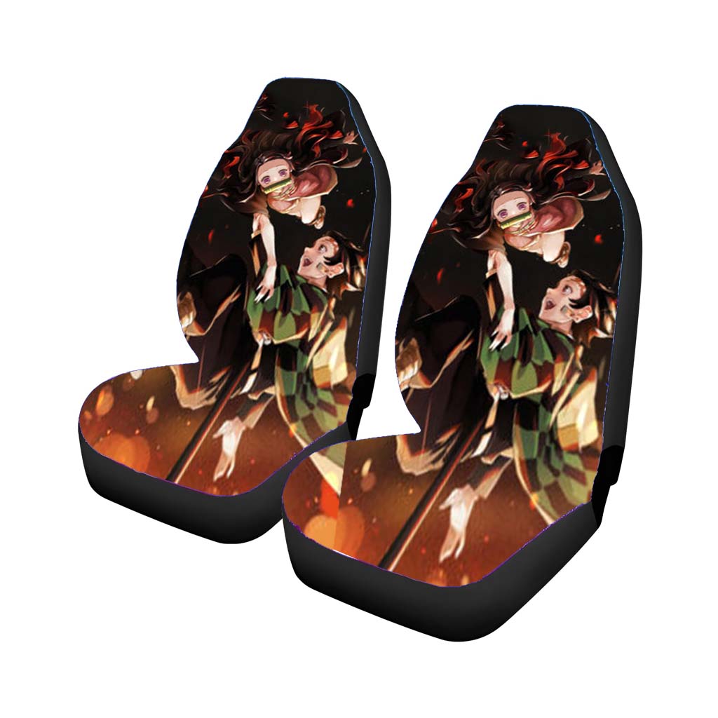 tanjiro and nezuko demon slayer Car Seat Covers