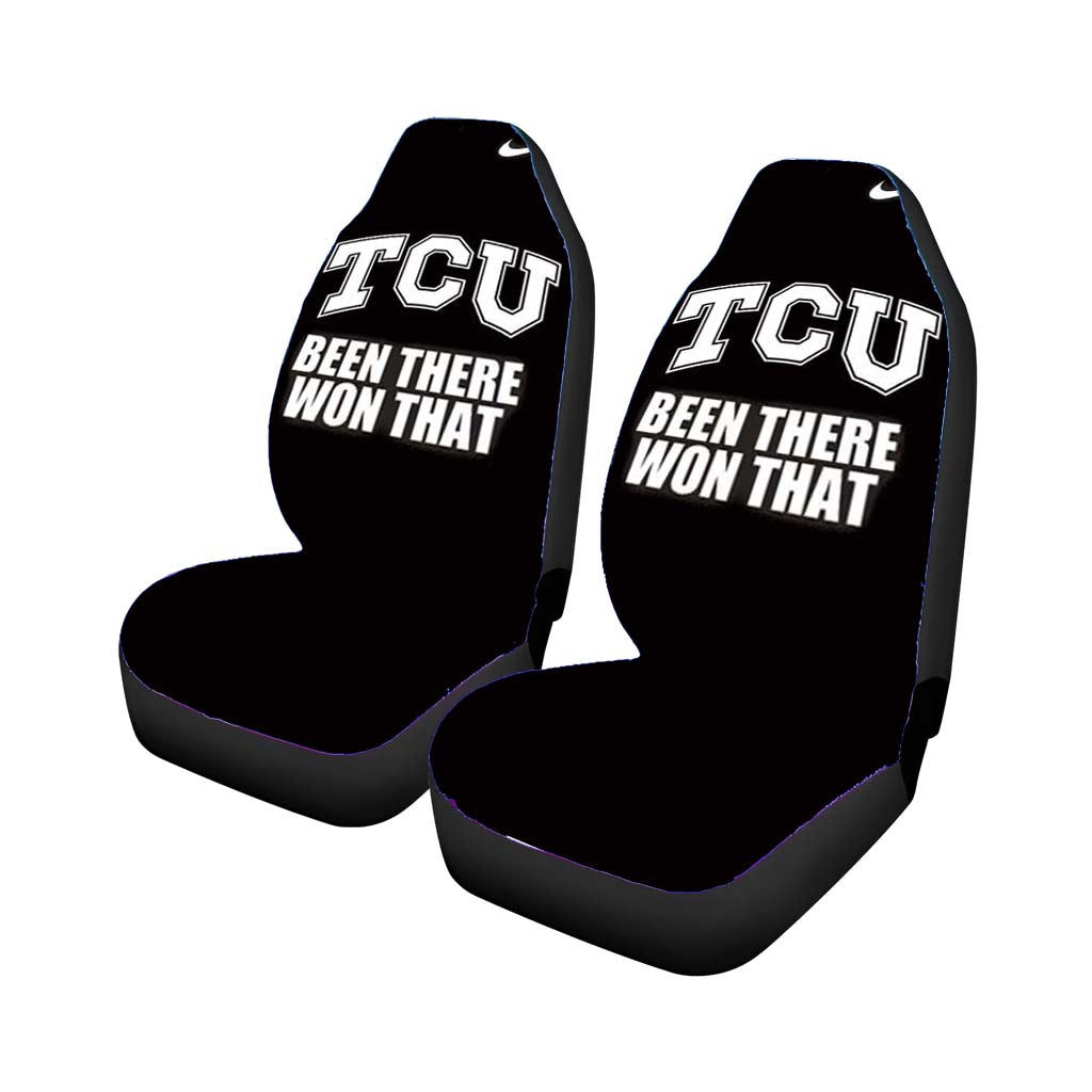 tcu been there Car Seat Covers