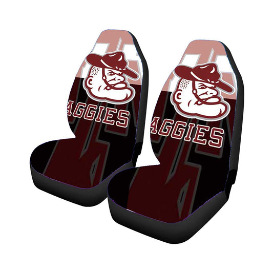 Texas A M Face Fade Car Seat Covers