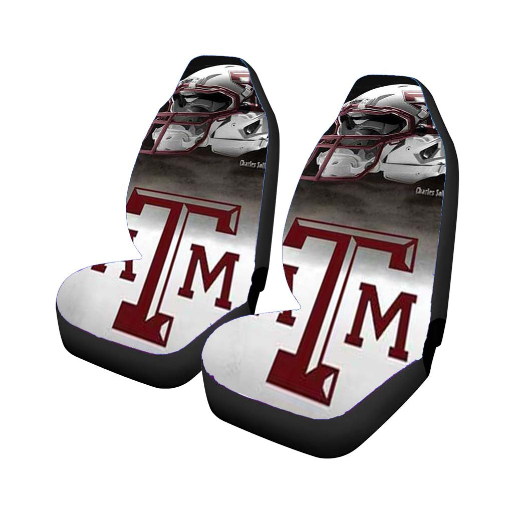 texas a m helmet logo Car Seat Covers
