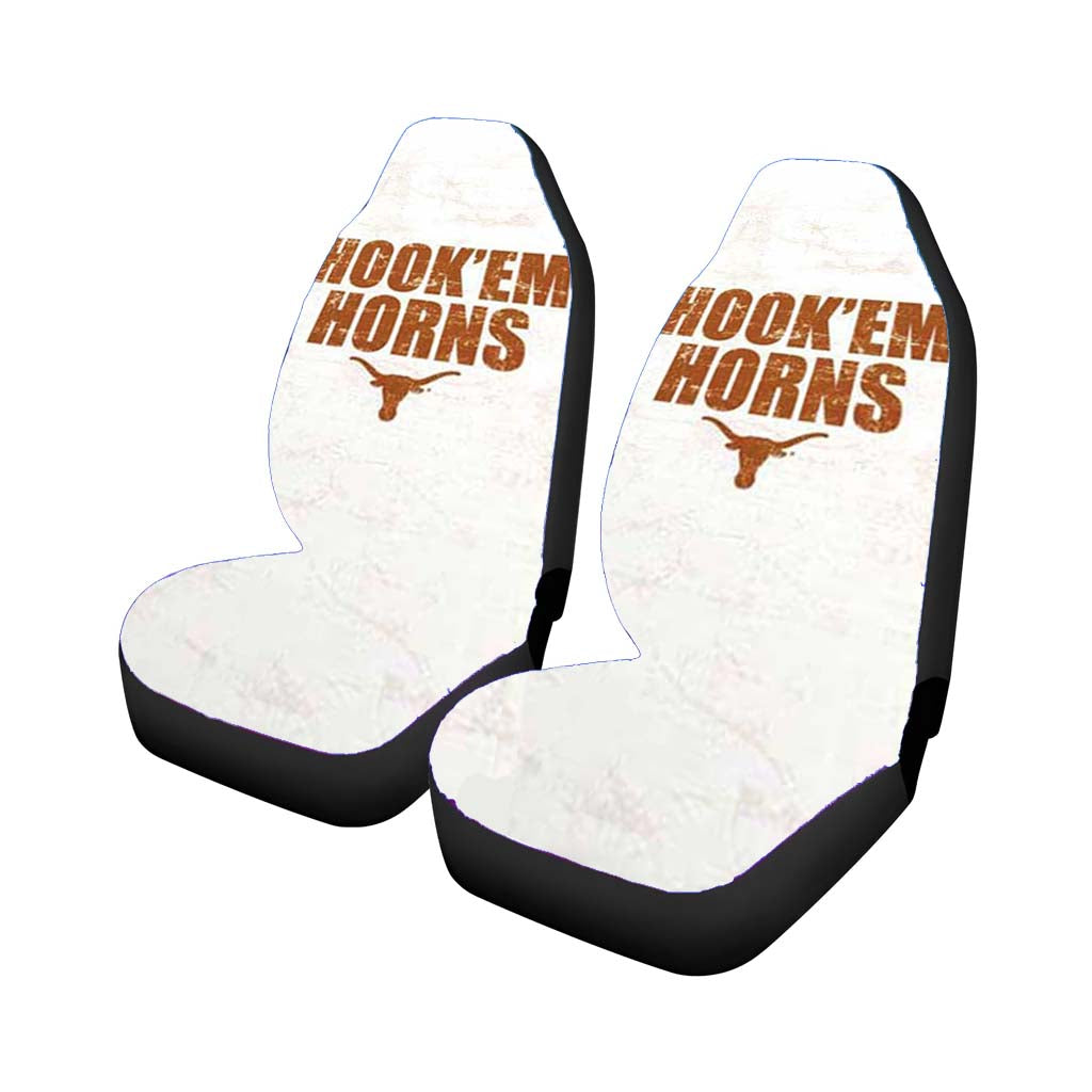 texas a m scratch orange Car Seat Covers