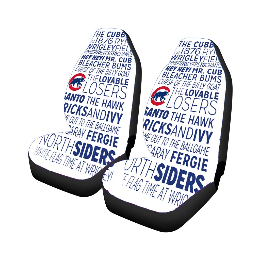the chicago cubs 1876 Car Seat Covers