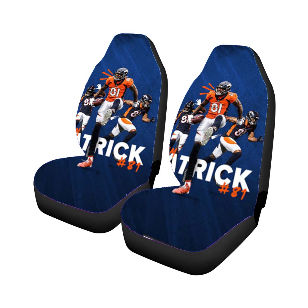 tim patrick denver broncos Car Seat Covers
