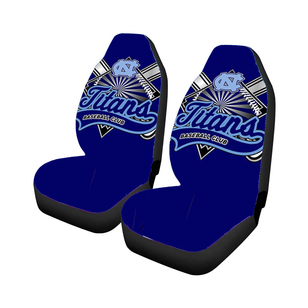 titans baseball logo blue Car Seat Covers