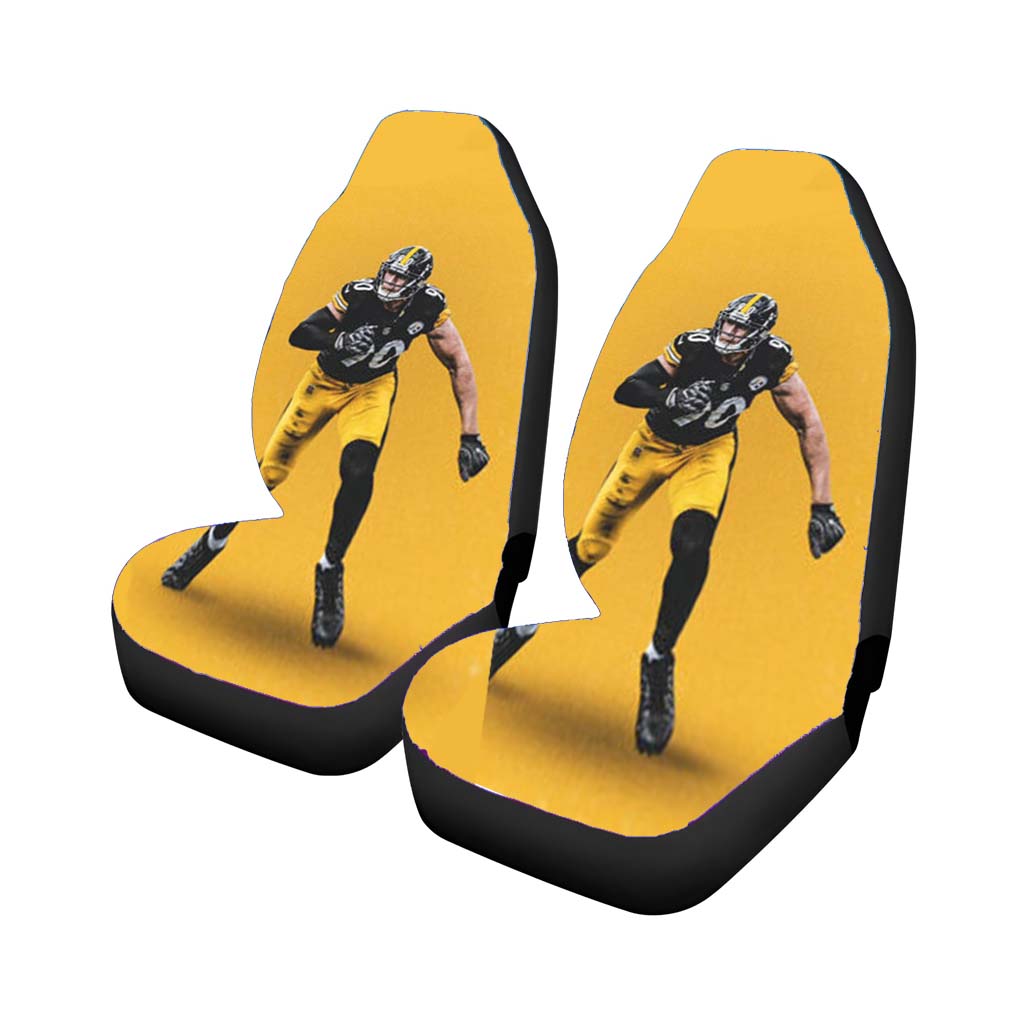 tj watt steelers Car Seat Covers