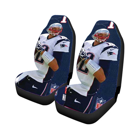 Tom Brady Jersey Bkg Autograph Car Seat Covers