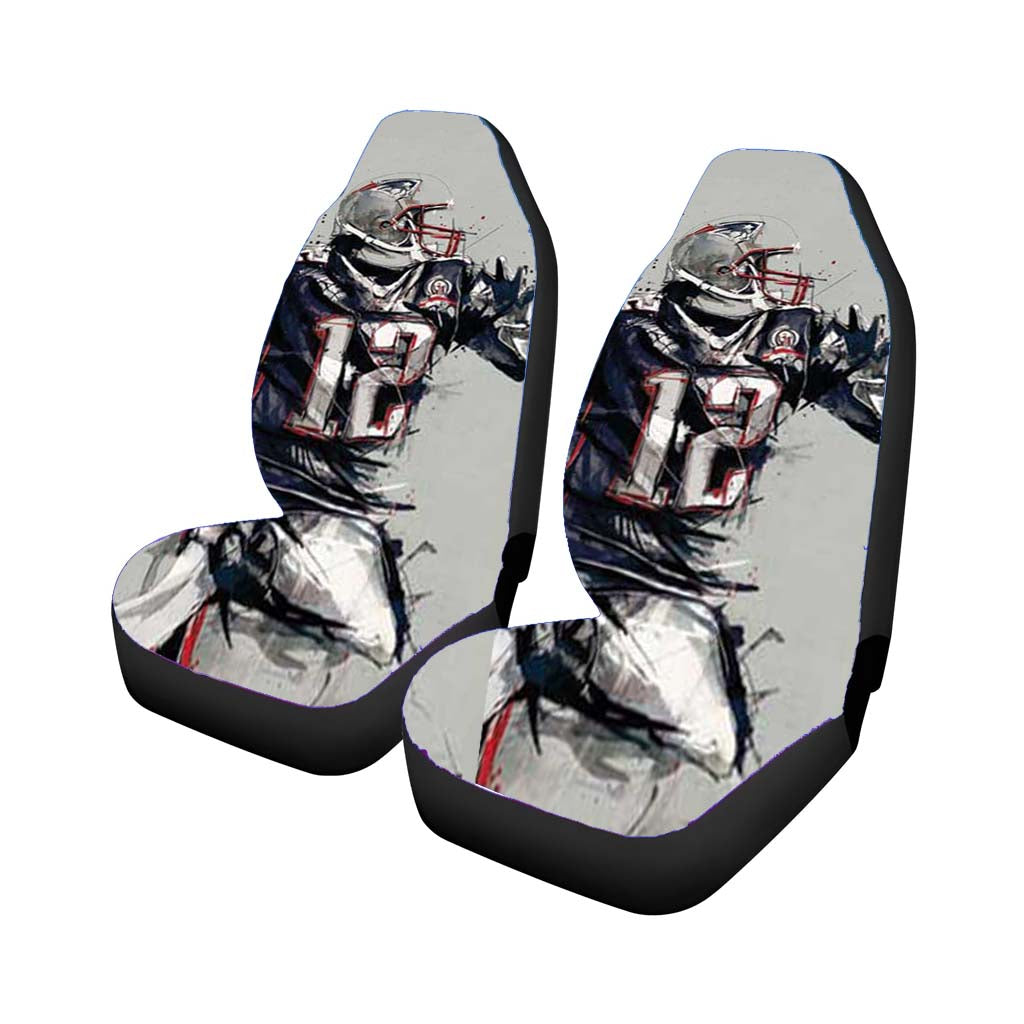 tom brady sketch Car Seat Covers