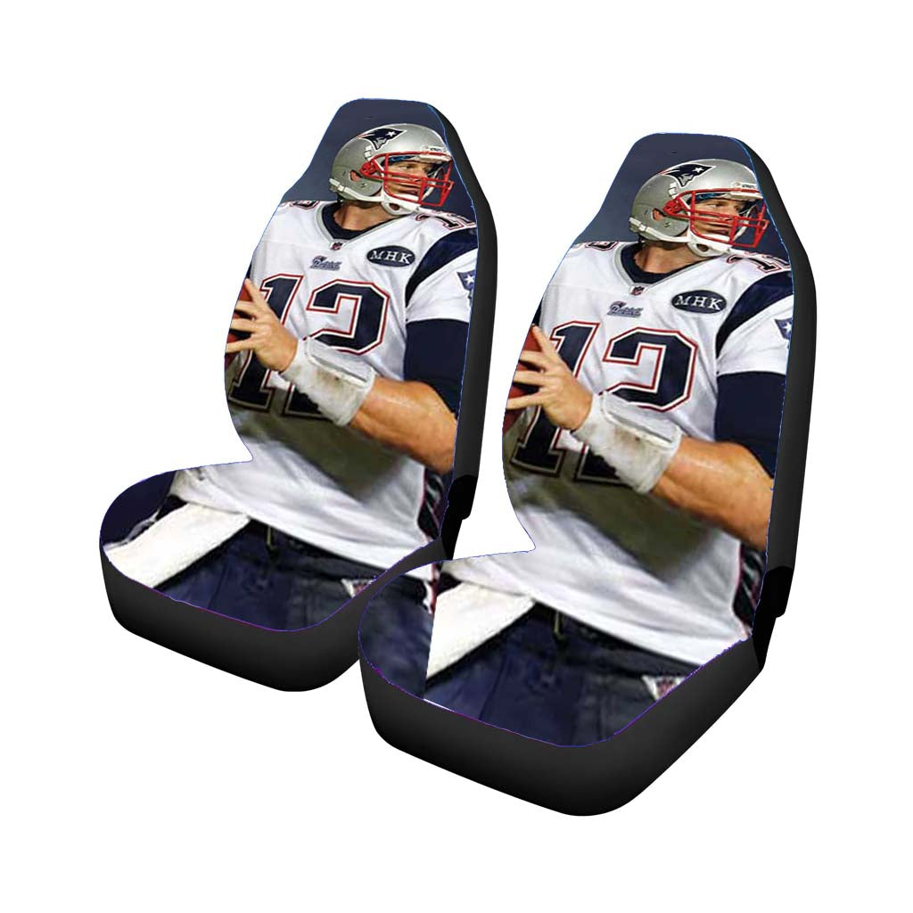 tom brady wallpaper no tag Car Seat Covers