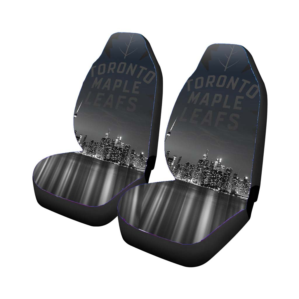 toronto maple leafs night city Car Seat Covers