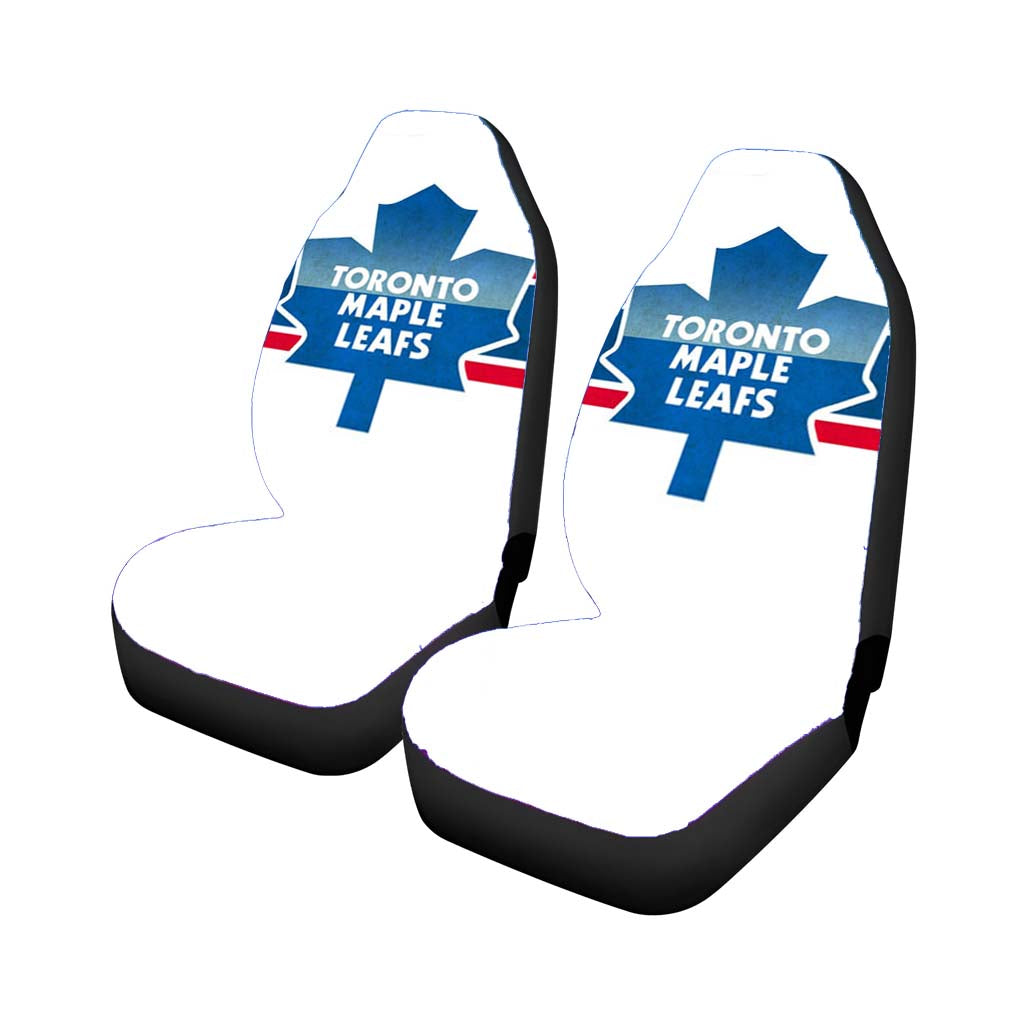 toronto maple leafs white Car Seat Covers