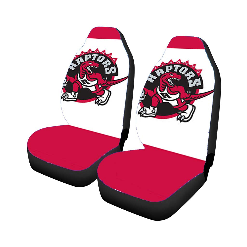 toronto raptor white frame Car Seat Covers