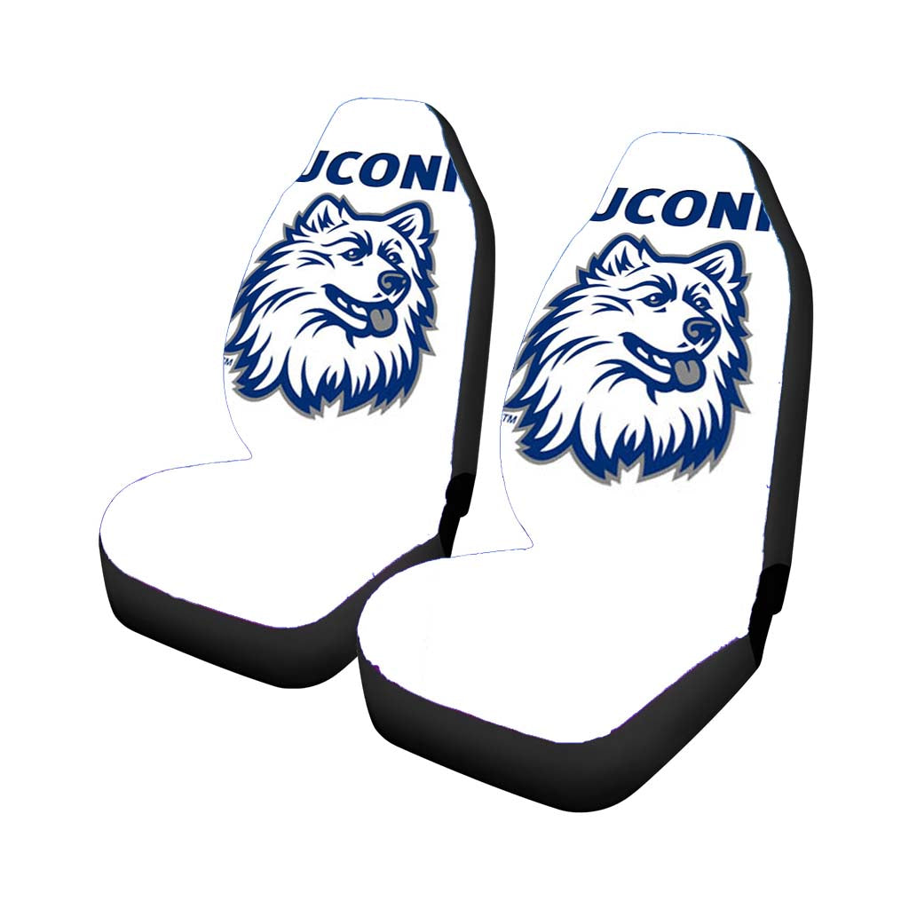 uconn symbol Car Seat Covers