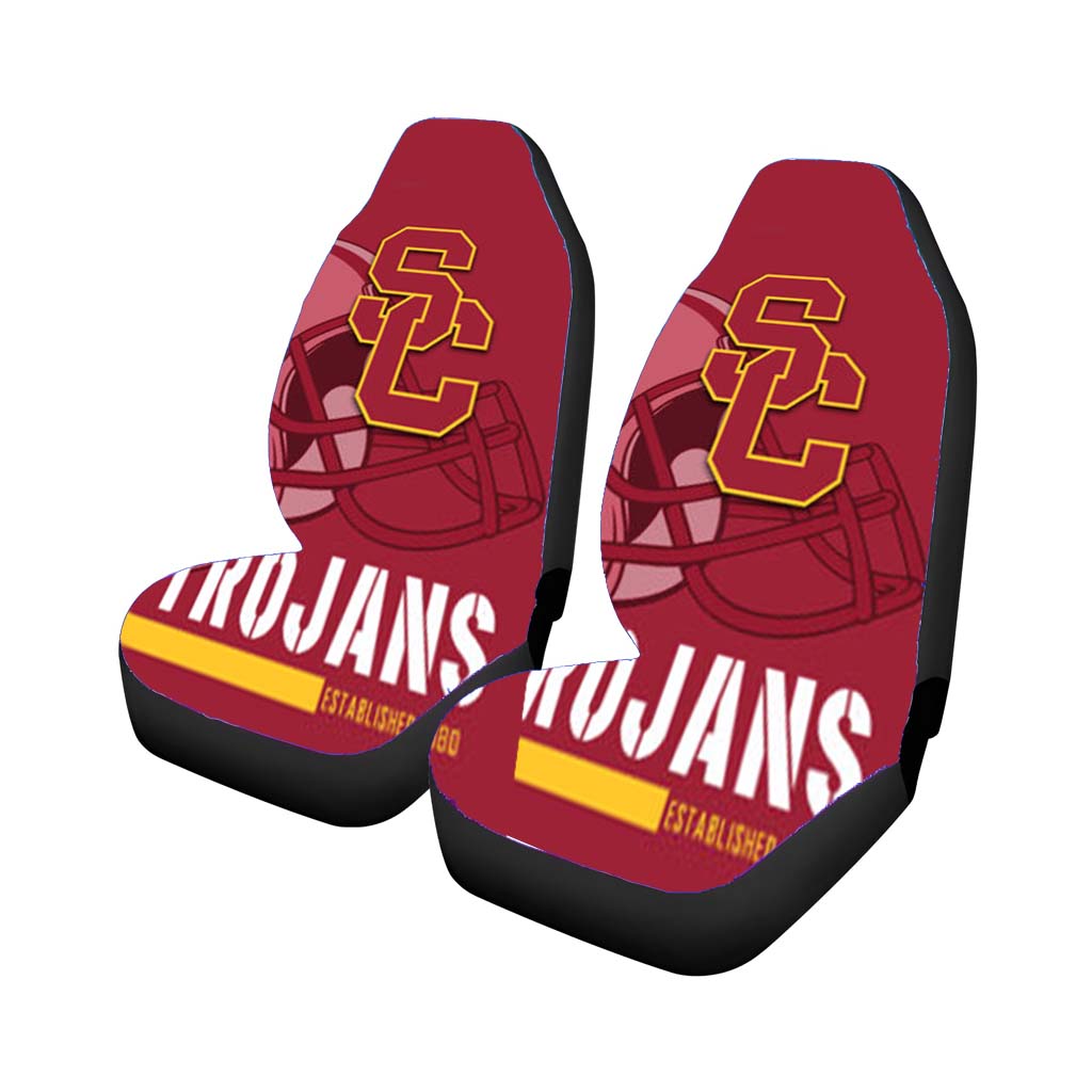usc trojans est 1880 Car Seat Covers