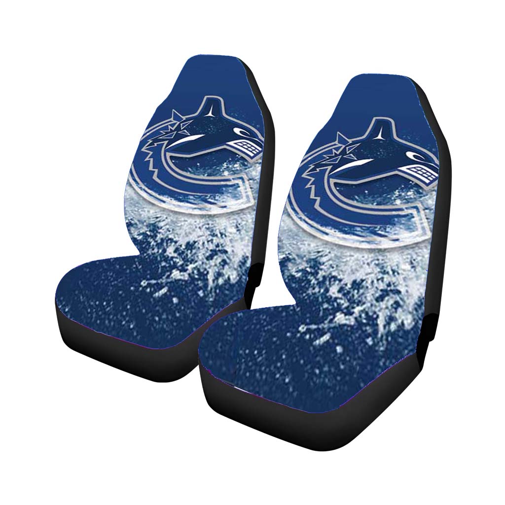 vancouver canucks wave Car Seat Covers