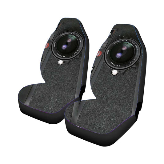 Vintage Camera Black Leica M8 Car Seat Covers