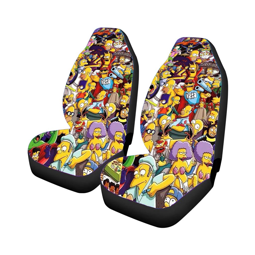 vintage classic the simpson Car Seat Covers