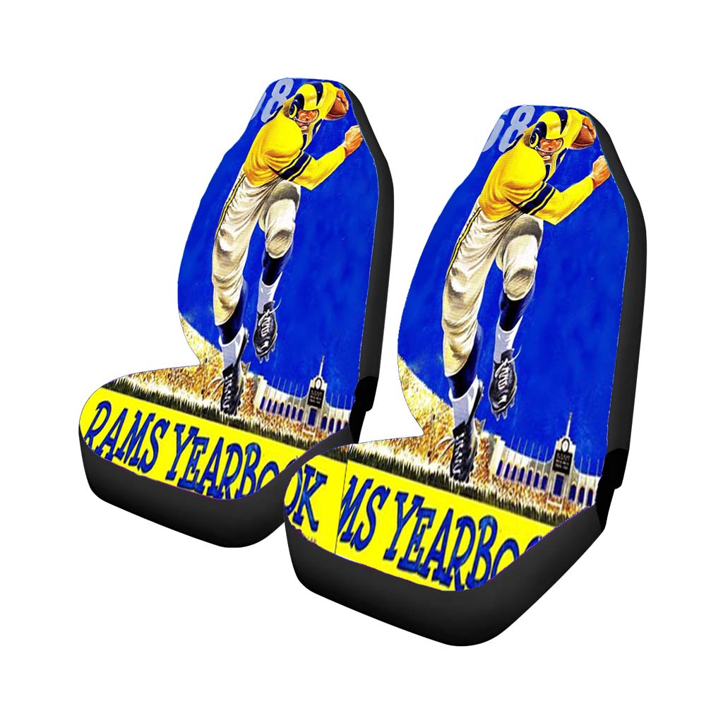 vintage los angeles rams Car Seat Covers